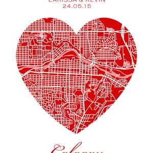 Calgary Heart Map image 2