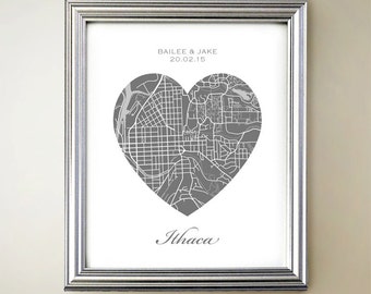 Ithaca Heart Map