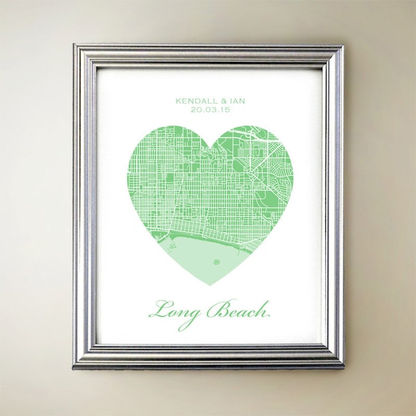 Long Beach Heart Map