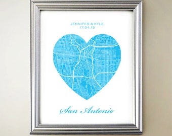 San Antonio Heart Map