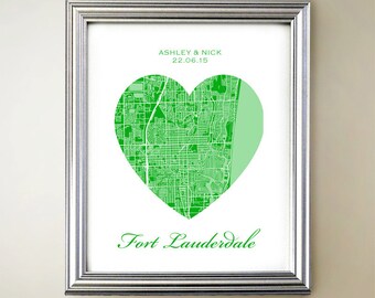 Fort Lauderdale Heart Map