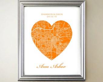 Ann Arbor Heart Map