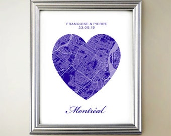 Montreal Heart Map