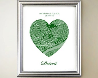 Detroit Heart Map