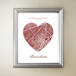 Barcelona Heart Map