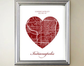 Indianapolis Heart Map