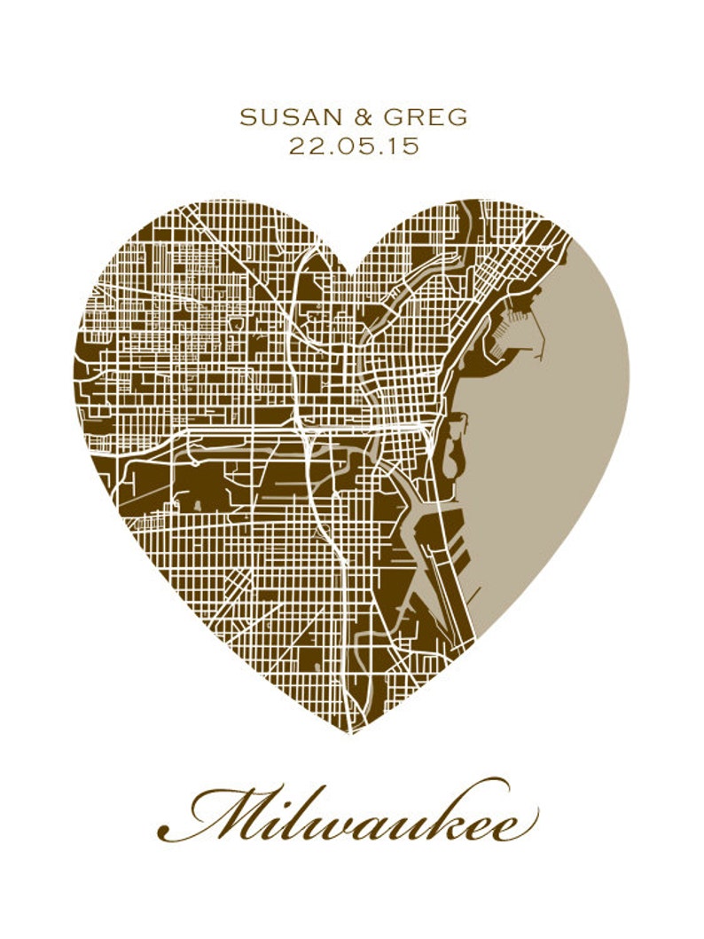 Milwaukee Heart Map image 2