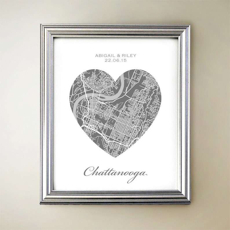 Chattanooga Heart Map image 1