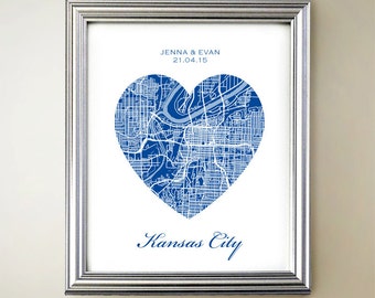 Kansas City Heart Map