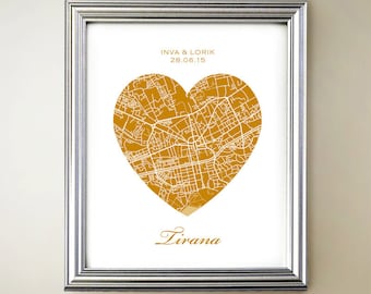 Tirana Heart Map