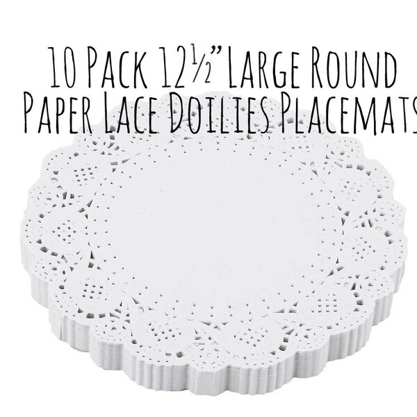 White Paper Doilies Etsy