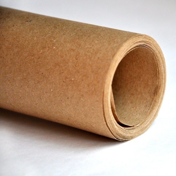 2' X 8', 24 X 96 Brown Kraft Paper Roll, 100% Recycled Paper, Gift  Wrapping, Packaging Paper, Brown Heavyweight Paper, Packaging Material 