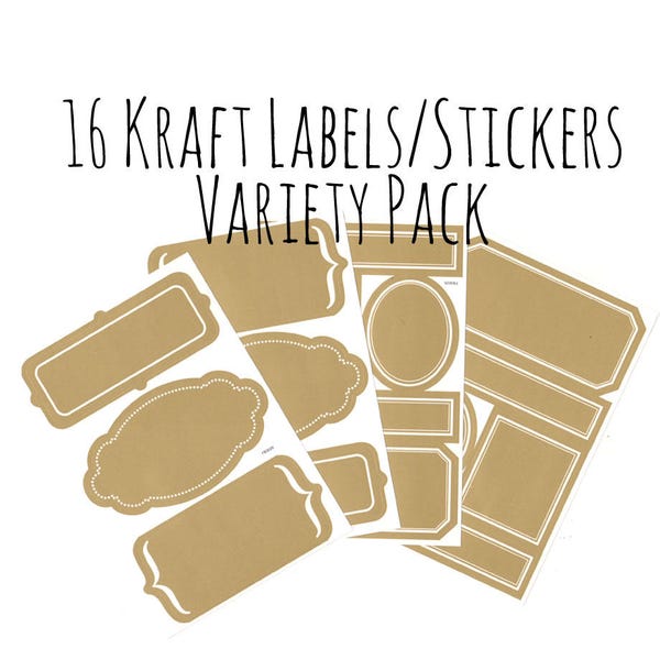 Blank Kraft Label - Etsy