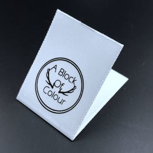 1000 custom clothing labels, clothing labels custom, Personalized 1000 Custom Clothing Tags, sew-in clothing labels, clothing tags