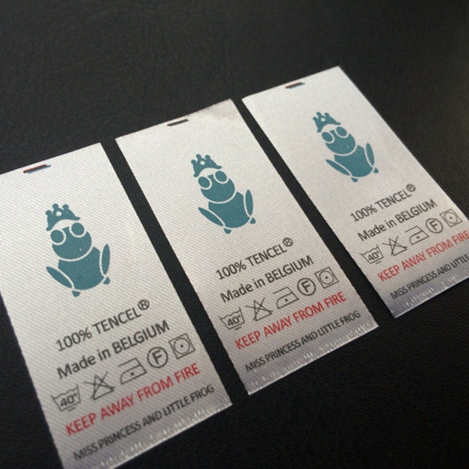 1500 Satin woven label Satin label Woven label Clothing Etsy