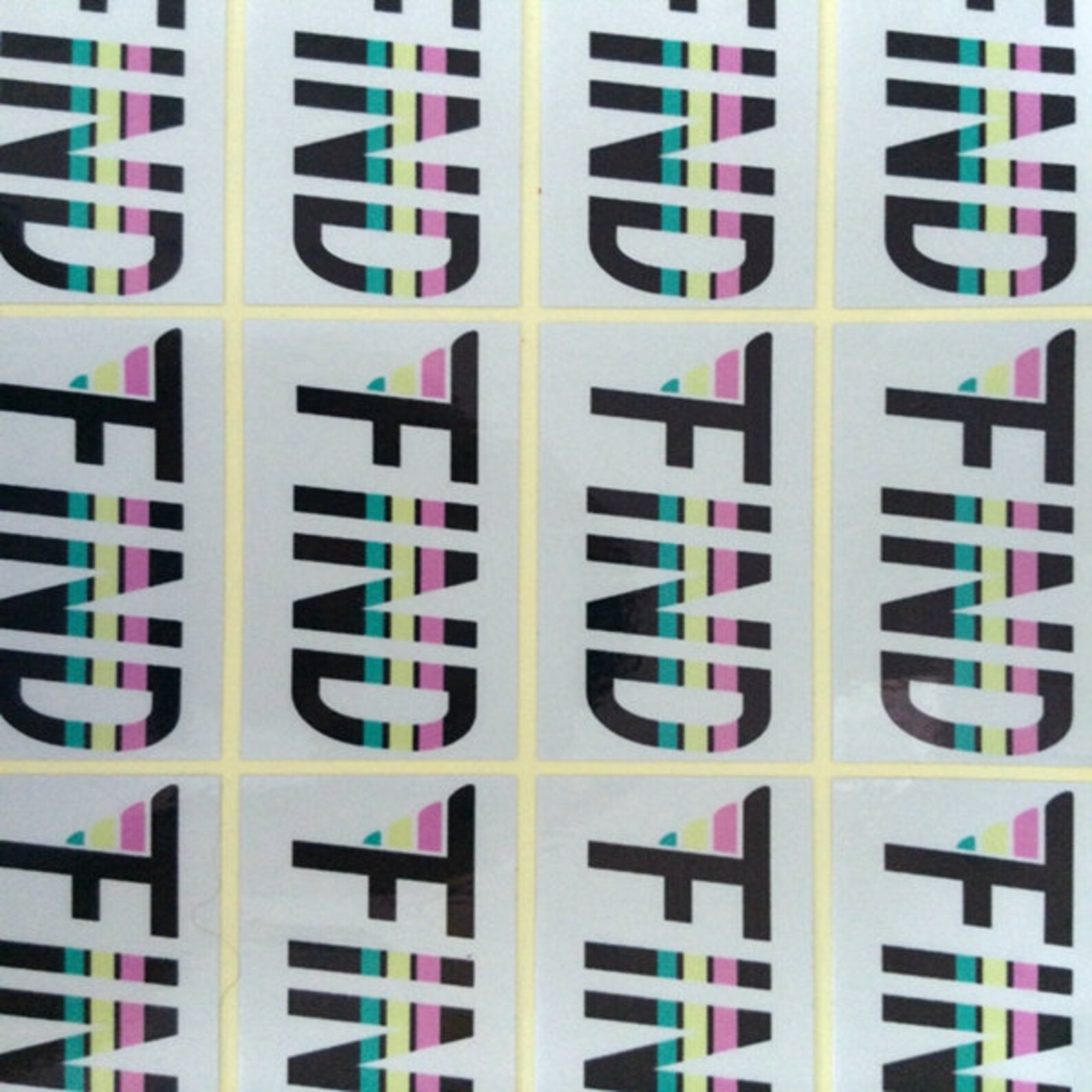 100pcs Custom Reflective Sticker Stickers Reflective Design Etsy