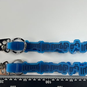 Fashion Custom Rubber wristband PVC Jelly keychain jeans lanyard / Custom PVC Keychain / Key Fobs / Personalized Keychain / Flight Tag