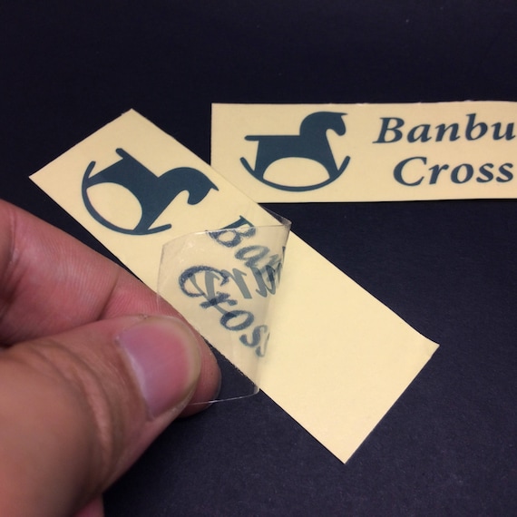 100pcs Custom Clear Stickers,vinyl Sticker Print, Clear Glass