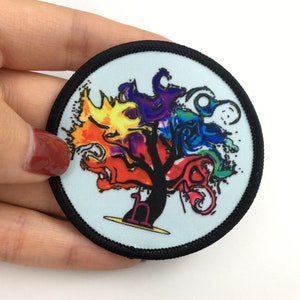 500 st lappar för broderi eller sublimering - många storlekar, former, kantfärger, sublimeringsrunda lappar, sublimeringslappar