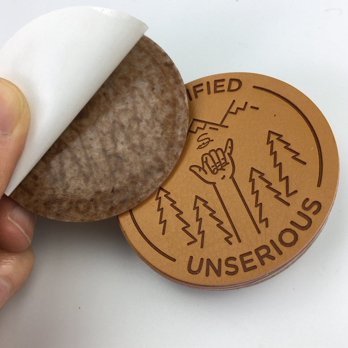 50 leather patch iron on backing adhesive backing patches Etsy