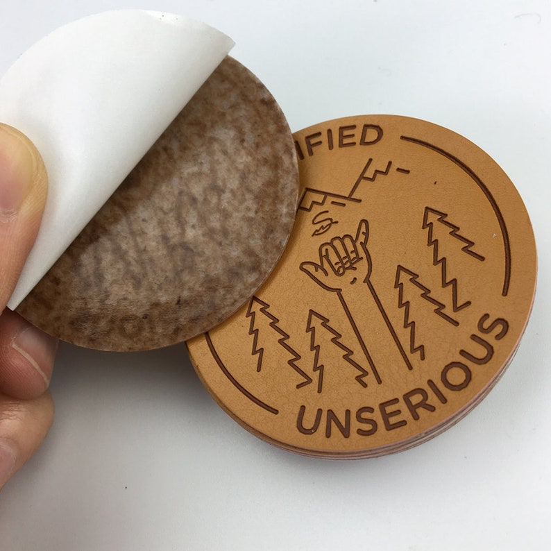 50 Leather Patch Iron on Backing Adhesive Backing Patches Etsy