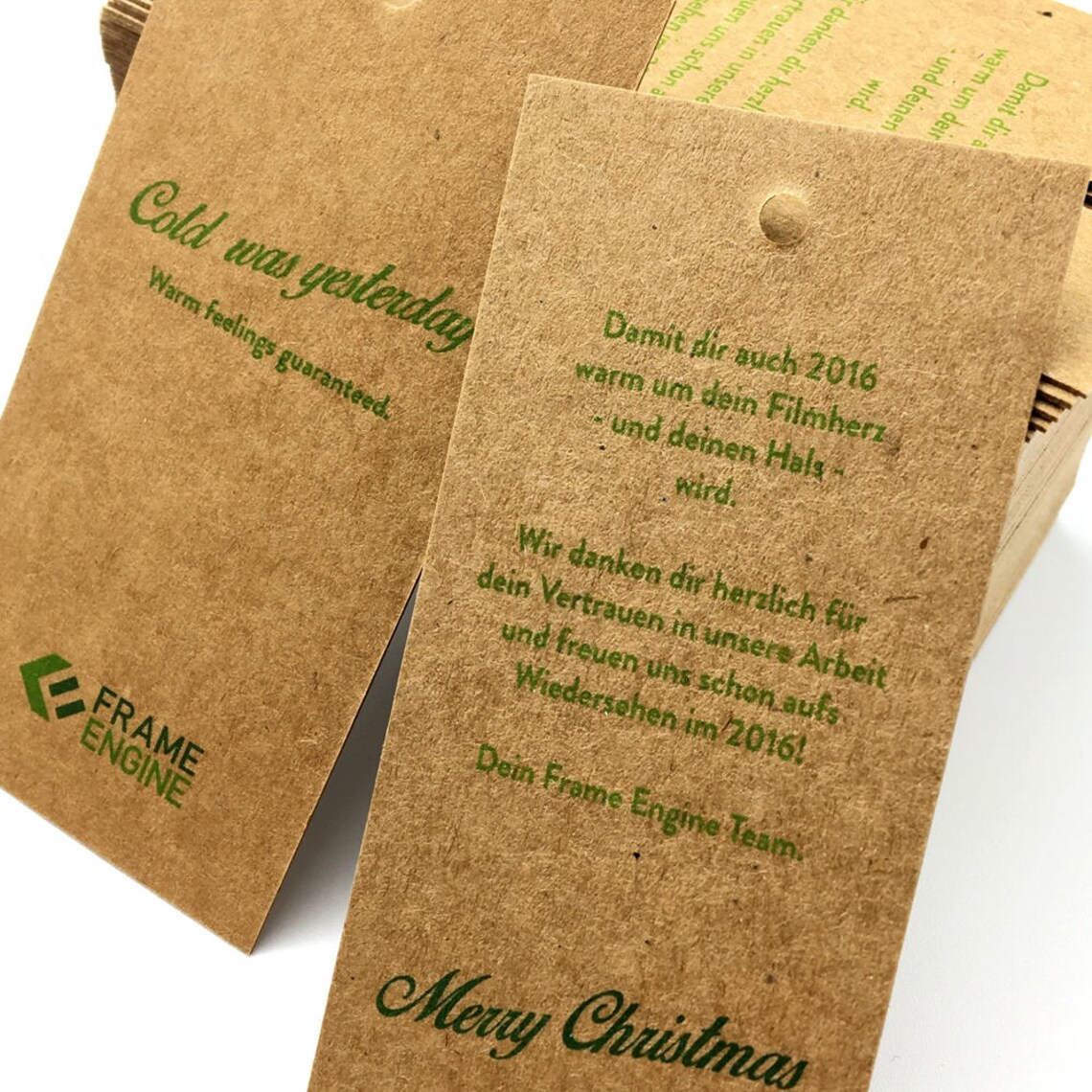 500 die cut kraft tags brown hang tags kraft hang tags Etsy