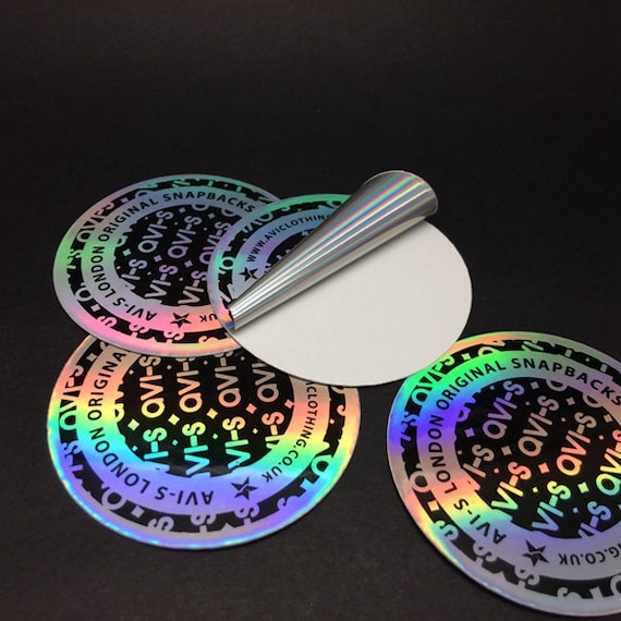 100 Stück Hologramm Sticker, Hologramm Aufkleber, Hologramm Design