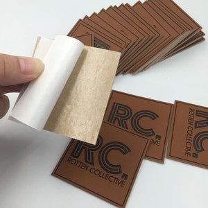 50 remendo de couro, chapéu de remendo de couro, etiqueta de ferro personalizada em couro, remendo de couro sintético, remendo de couro com logotipo em relevo, jaqueta de remendo de couro