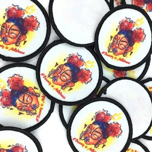 100 tryckta lappar specialanpassade, fotolapp, bildlapp, sublimerad lapp, tryckt lapp, Anpassade lappar - Heal Seal Patches