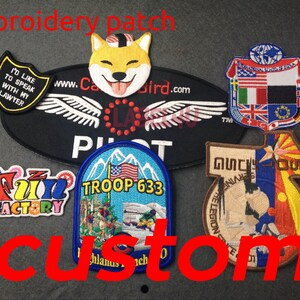 25 Custom patch, iron on patch, embroidered patch, embroidered patches custom, custom embroidered patch