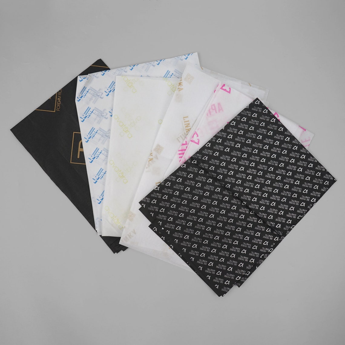 2000pcs custom tissue paper print Branded Tissue Paper Etsy