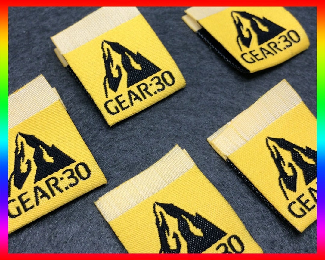 350 Custom Apparel Clothing Label Woven Apparel Label Custom Etsy
