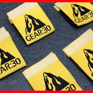 350 Custom apparel clothing label, woven apparel label, Custom apparel label and tag