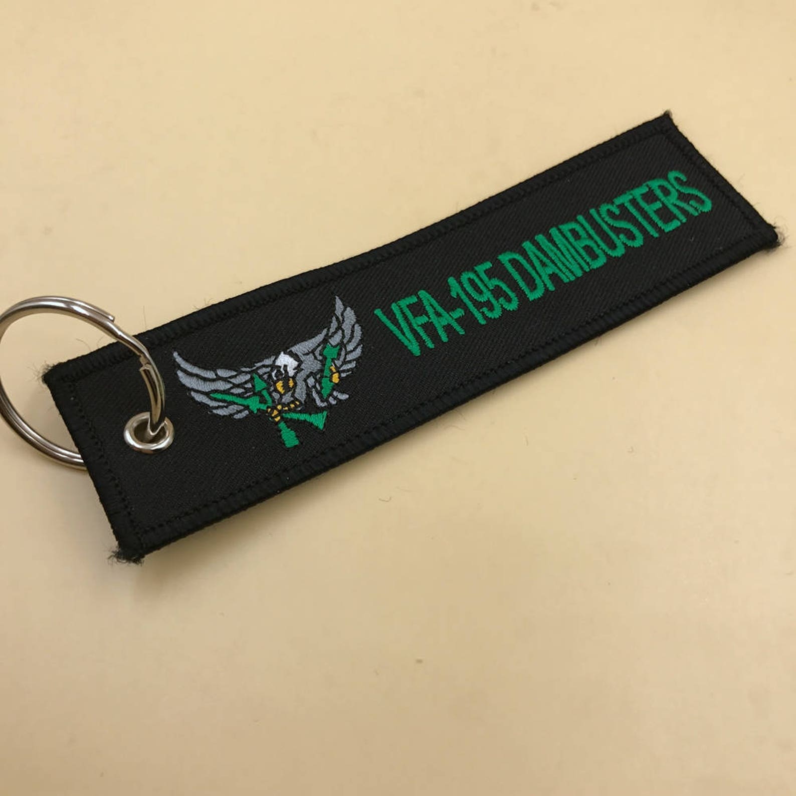 400 Personalized Keychains Custom Embroidered Keychain Name Etsy Israel