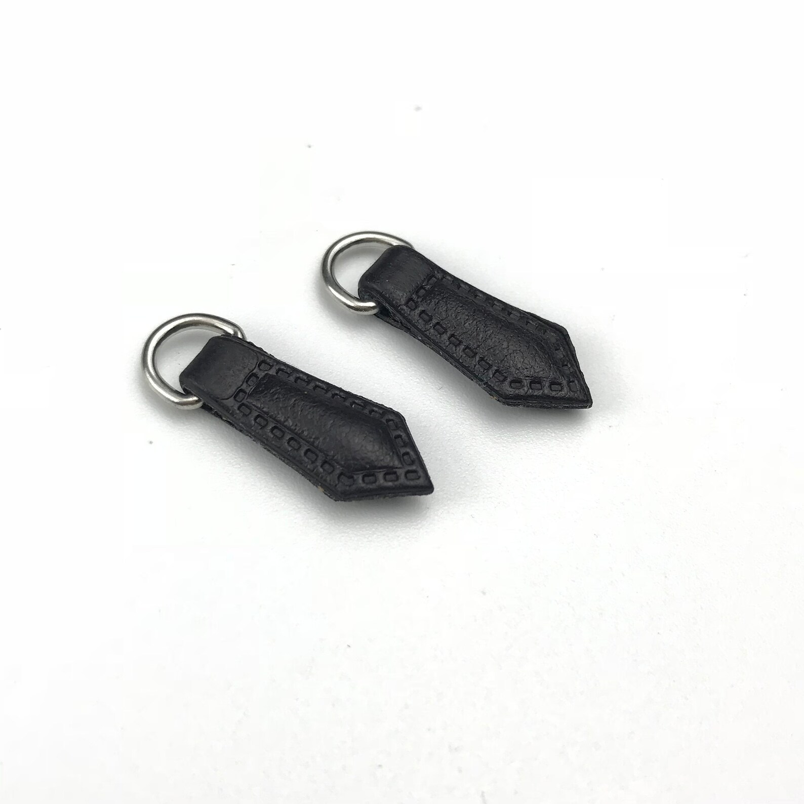 200 leather zipper pull tab leather jacket zipper pulls Etsy