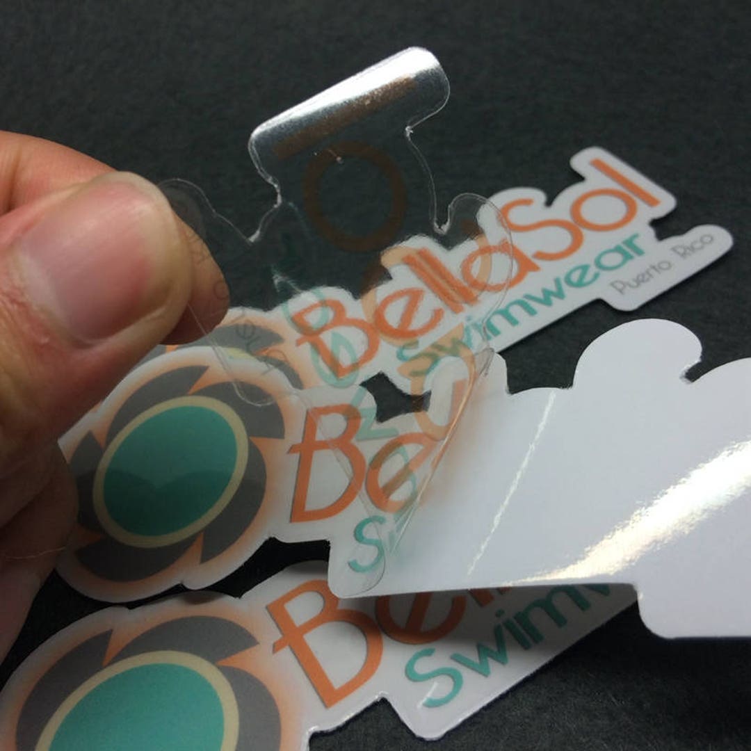 100pcs/set Round & Square Ring Labels - Adhesive Kraft Paper Ring Stickers
