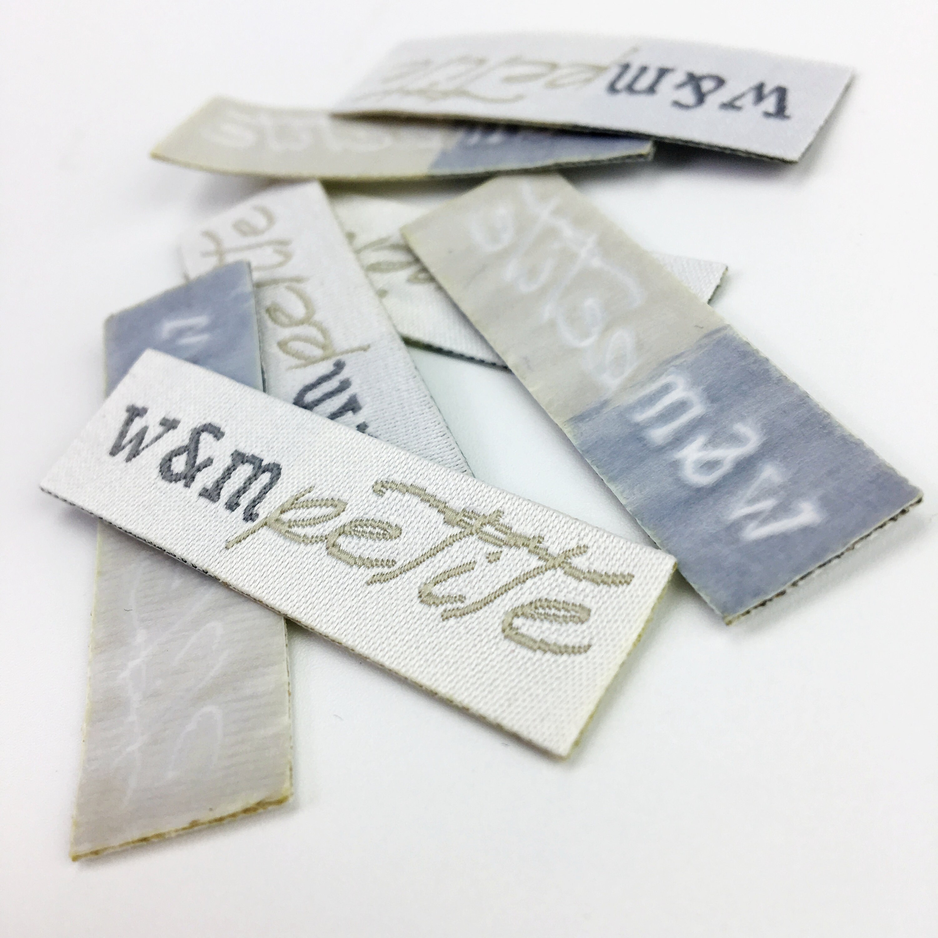 100pcs iron on woven labels Custom IRON On Woven Label Glue | Etsy