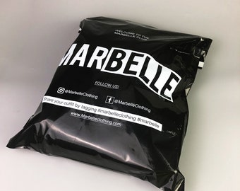 200 unidades de envelopes de envio personalizados de 7x12", embalagens de envio personalizadas, malas diretas personalizadas, sacolas postais pretas brilhantes personalizadas