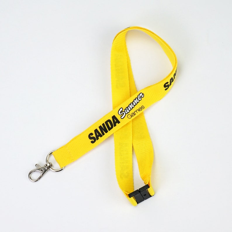 150 badge lanyard Custom Lanyards Key Fobs Club custom nylon Etsy