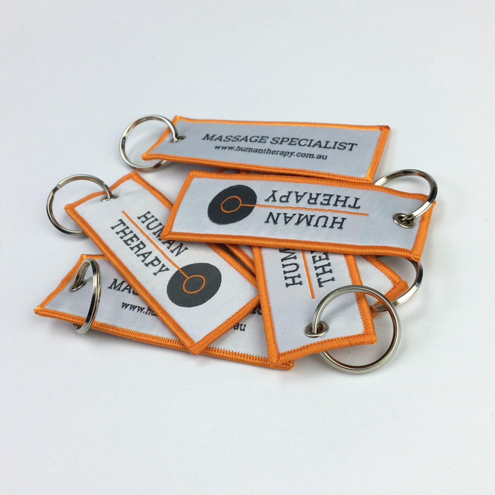 100 flight keychain woven flight tag custom embroidery tag Etsy