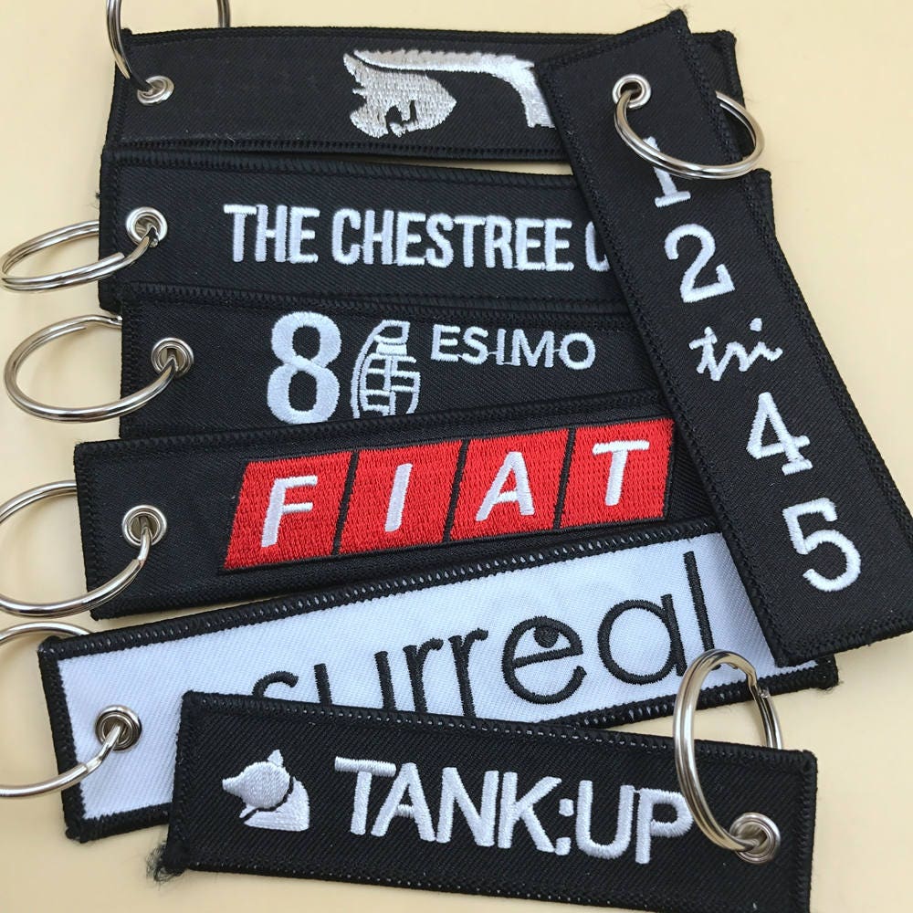 Red tag keychain clearance