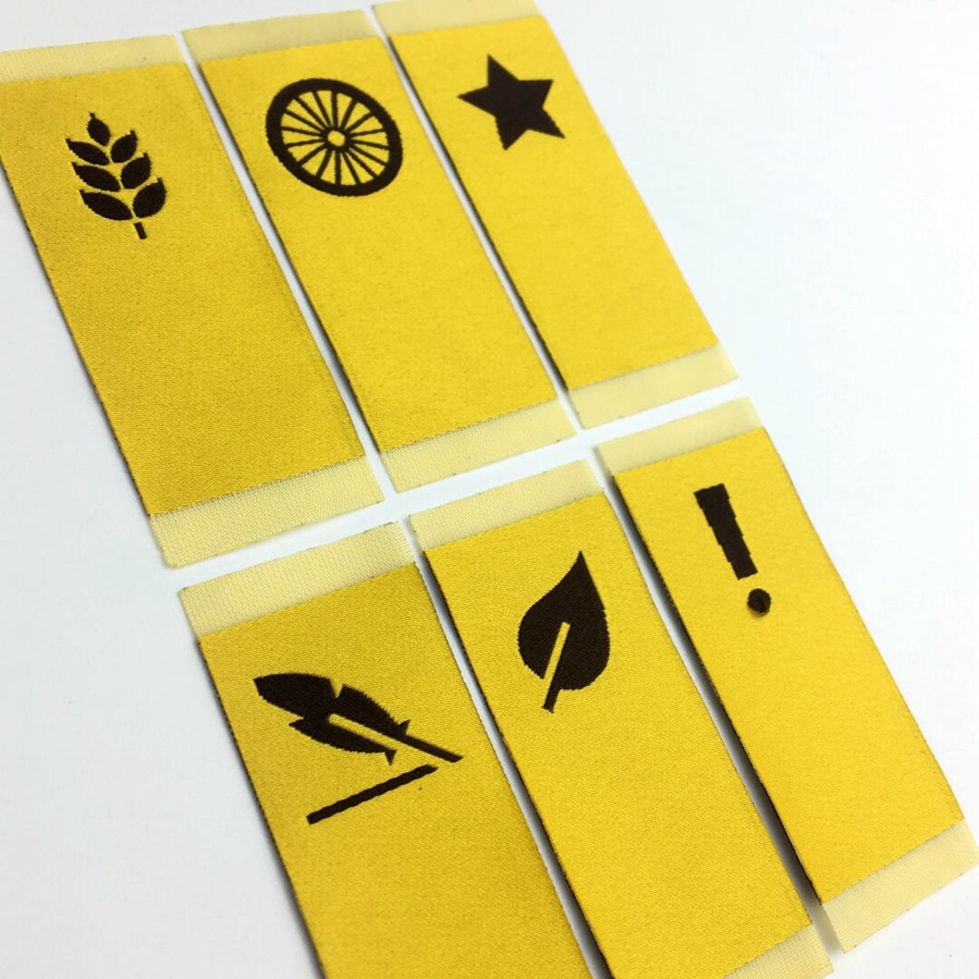 350 Woven Labels Tags, Woven Labels Logo, Woven Label Mitre, Woven