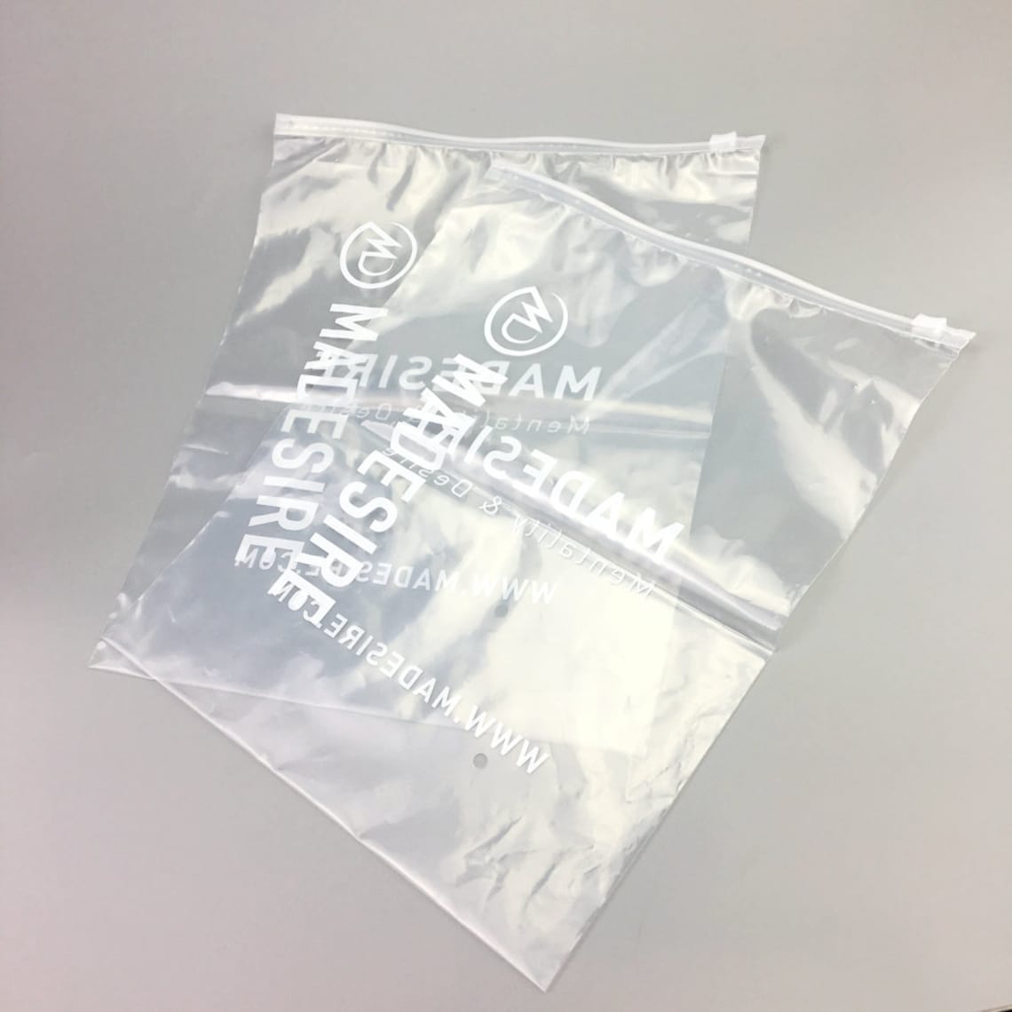 100 8x10 custom frosted zipper bags clear zip lock bag Etsy