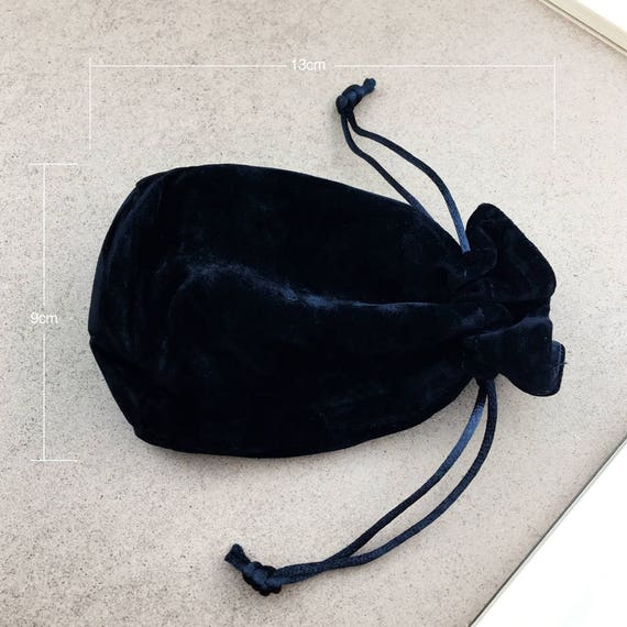 small felt drawstring bags