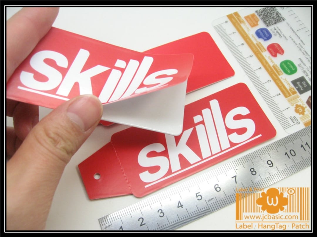 500 Custom Sticker Hang Tags, Hang Tag Stickers, Custom Stickers, Paper