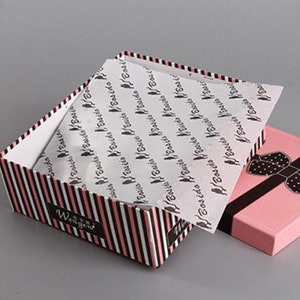 100pcs Custom Tissue Paper, Branded Tissue Paper, Full Color Tissue Paper, Tissue Paper With Logo, Packaging Materials, Printed Tissue Paper