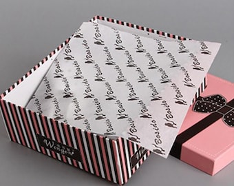 100pcs Custom Tissue Paper, Branded Tissue Paper, Full Color Tissue Paper, Tissue Paper With Logo, Packaging Materials, Printed Tissue Paper