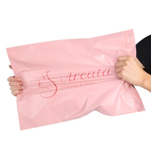 50-1000 Custom Poly Mailers Bag, Custom Shipping Bag With One Color Logo, Shipping Bag, Cute Poly Mailers, Self Seal, Boutique Envelope