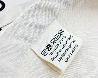 300 custom cotton label, cotton clothing label, cotton clothing label, cotton printed label, recycled clothing labels