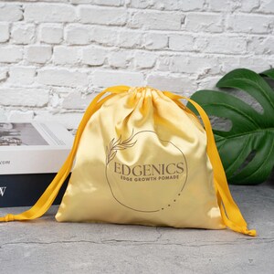 100x satin drawstring bags custom dust bags Jewelry package pouch personalized your logo printed wholesale product package draw-string size